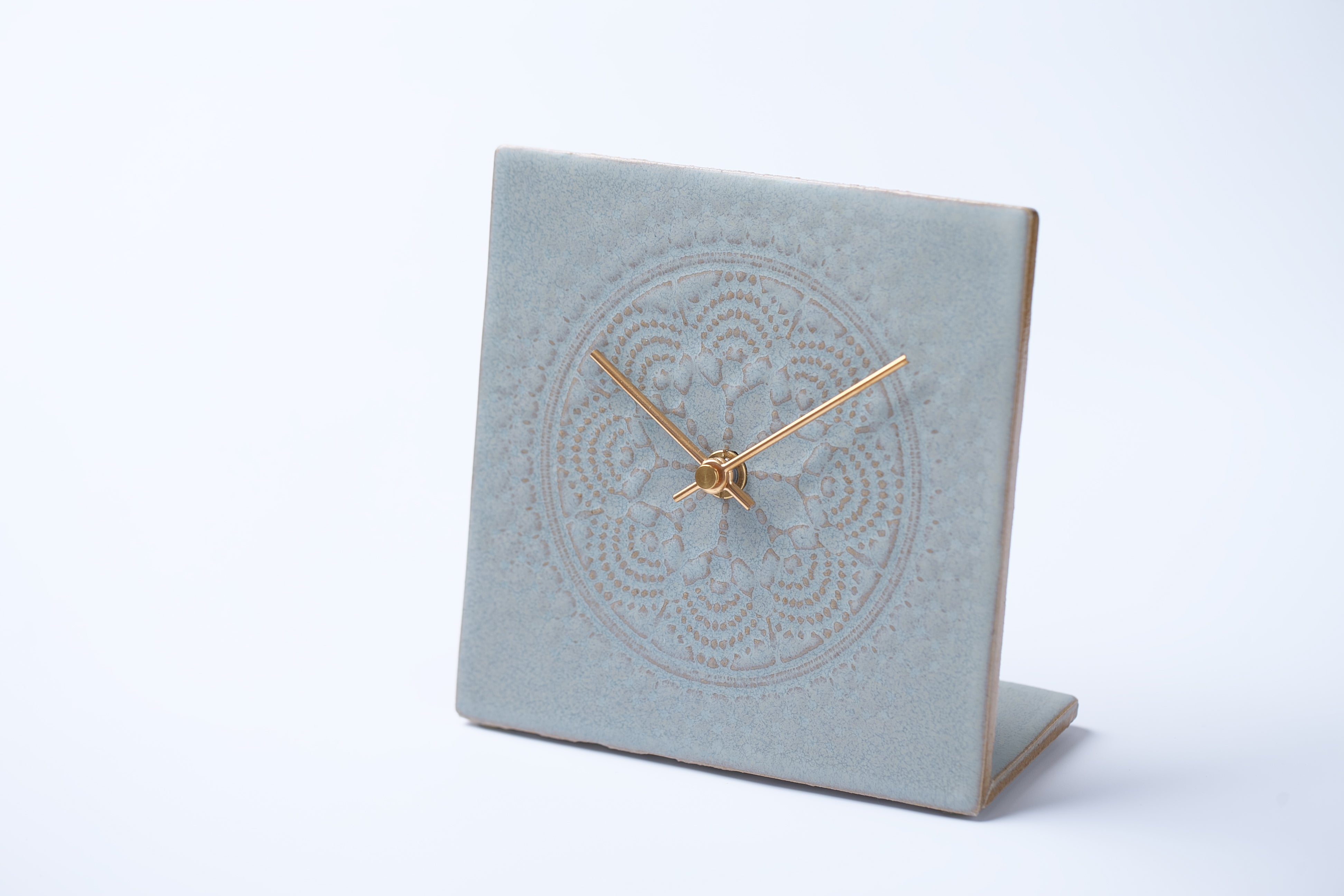 タイルの時計 LACE TILE CLOCK<相手が選べるギフト対象>